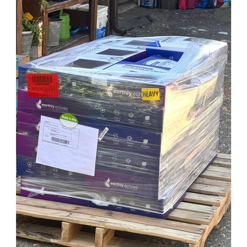 Brand NEW Sound Absorbing Foam Panels 2" Thick, TWO packs of 24 = 48 panels